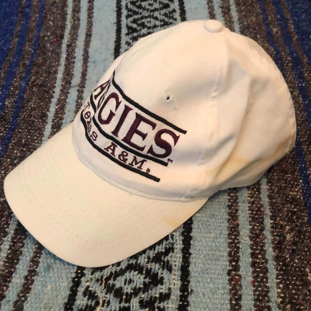 Vintage 90s The Game Texas A&M Aggies Snap Back Hat